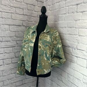 Mother woman’s fly way denim  camo jacket